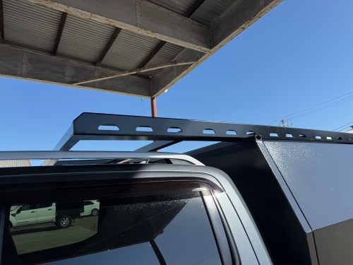 AAA BOXES 2400mm FULL ROOF RACK with C-CHANNEL-BLACK